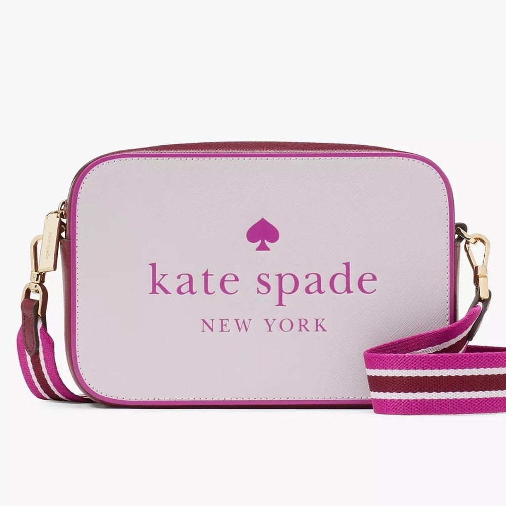 Kate Spade Oh Snap Mini Cam Colorblock Saffiano Leather Bag